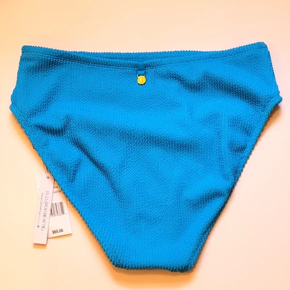 Bleu by Rod Beattie Women's Blue High Waisted Bikini Bottoms Sizes 12, 14 - Picture 11 of 12